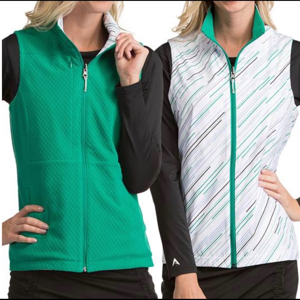 Antigua Golf Treasure Reversible Vest. NWT Size M